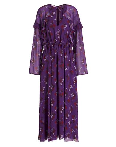 Giamba Woman Long Dress Deep Purple Size 4 Polyester