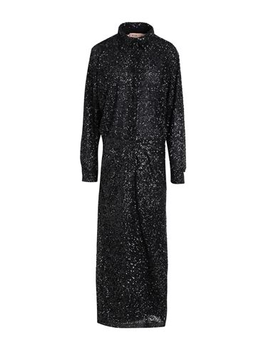 N°21 Woman Midi Dress Black Size 6 Polyamide, Polyester