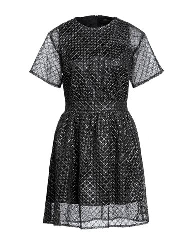 Nineminutes Woman Mini Dress Black Size 3 Polyester, Cotton In Black