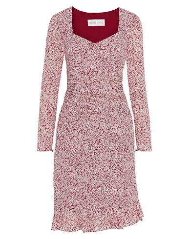 Mikael Aghal Woman Midi Dress Brick Red Size 4 Polyester
