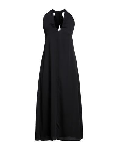 Marella Woman Midi Dress Black Size 2 Polyester
