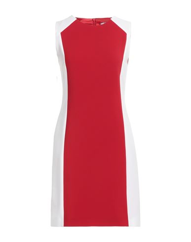 I Blues Woman Mini Dress Red Size 8 Triacetate, Polyester