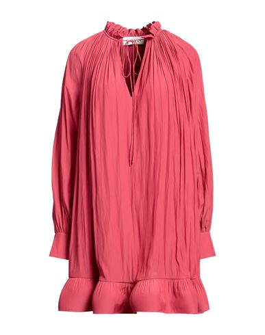 Shop Lanvin Woman Mini Dress Garnet Size 8 Polyester In Red