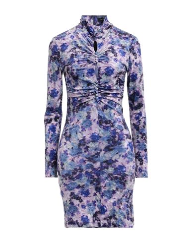 Shop Isabel Marant Woman Mini Dress Lilac Size 8 Polyamide, Elastane In Purple
