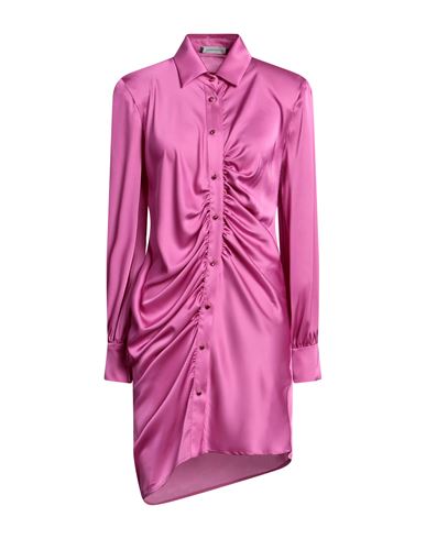Les Bourdelles Des Garçons Woman Short Dress Mauve Size 4 Polyester, Elastane In Purple
