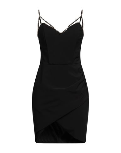 Elisabetta Franchi Woman Mini Dress Black Size 4 Polyamide, Elastane