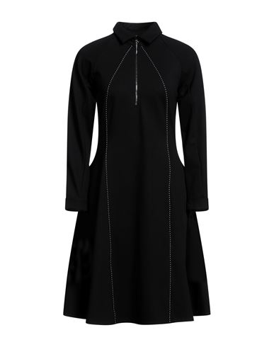 Shop High Woman Mini Dress Black Size Xl Rayon, Nylon, Elastane