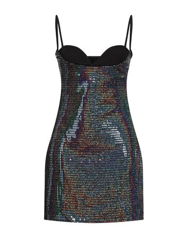 Chiara Ferragni Woman Mini Dress Black Size 4 Polyamide, Polyester, Elastane