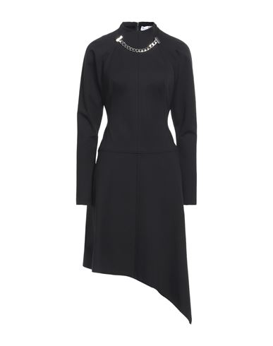 Shop Jw Anderson Woman Midi Dress Black Size 8 Viscose, Polyamide, Elastane