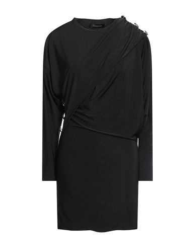 Les Bourdelles Des Garçons Woman Mini Dress Black Size 4 Polyester, Elastane