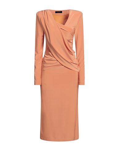 Les Bourdelles Des Garçons Woman Midi Dress Mandarin Size 4 Polyester, Elastane