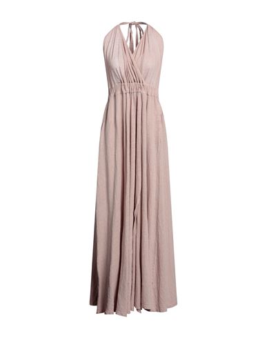 Majestic Filatures Woman Maxi Dress Blush Size 1 Linen, Elastane In Pink