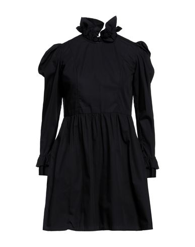 Batsheva Woman Midi Dress Black Size 6 Cotton
