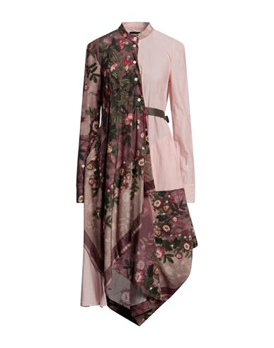 High Woman Mini Dress Deep Purple Size 10 Silk, Cotton, Cashmere