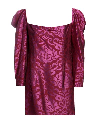 Jijil Woman Mini Dress Fuchsia Size 6 Polyester, Cotton In Pink