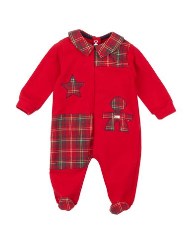 Le Bebé Newborn Girl Baby Jumpsuits & Overalls Red Size 3 Cotton, Elastane