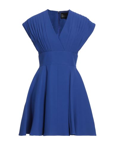 Giovanni Bedin Woman Mini Dress Blue Size 8 Viscose, Acetate