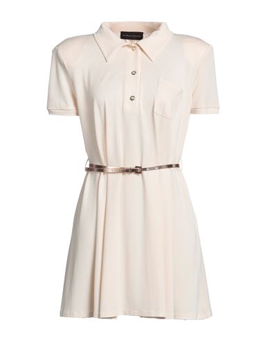 Matilde Couture Woman Mini Dress Cream Size 6 Polyester, Elastane In White