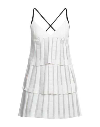Aviu Aviù Woman Mini Dress Ivory Size 6 Cotton, Polyamide, Viscose, Polyester In White