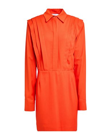 Jijil Woman Mini Dress Orange Size 6 Polyester, Viscose, Elastane In Orange