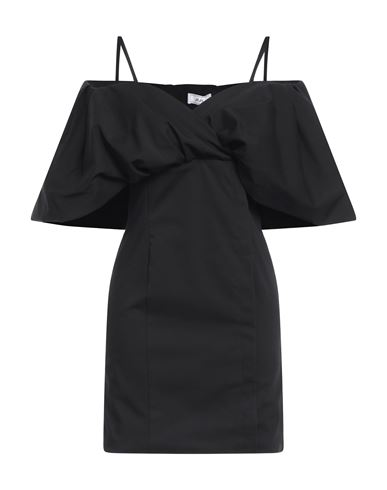 Jijil Woman Mini Dress Black Size 4 Cotton, Polyester, Elastane