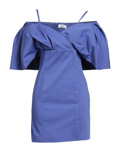 Jijil Woman Short Dress Light Blue Size 4 Cotton, Polyester, Elastane