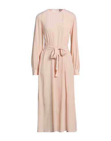 Katia Giannini Woman Midi Dress Blush Size 4 Acetate, Silk In Pink