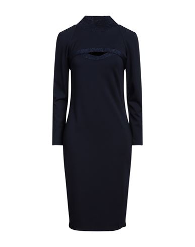 Shop Jijil Woman Midi Dress Midnight Blue Size 4 Viscose, Polyamide, Nylon