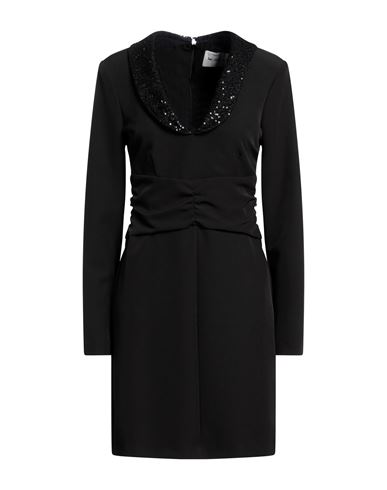 Be Blumarine Woman Mini Dress Black Size 4 Polyester, Elastane