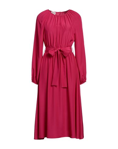 P.a.r.o.s.h P. A.r. O.s. H. Woman Midi Dress Fuchsia Size S Polyester In Pink