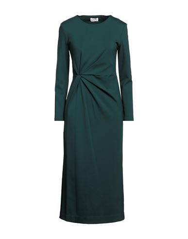 P.a.r.o.s.h P. A.r. O.s. H. Woman Midi Dress Dark Green Size S Polyamide, Elastane