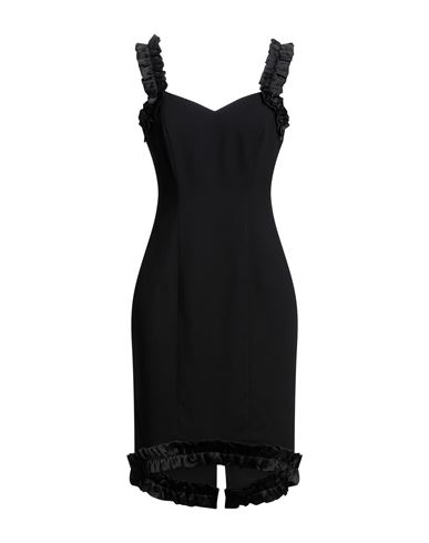 Camilla  Milano Camilla Milano Woman Mini Dress Black Size 6 Polyester, Elastane