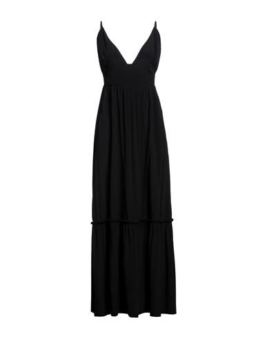 Beatrice .b Woman Maxi Dress Black Size 6 Acetate, Silk