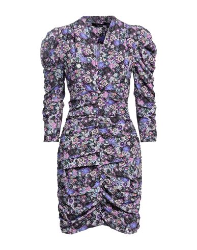 Isabel Marant Woman Midi Dress Purple Size 8 Silk, Elastane