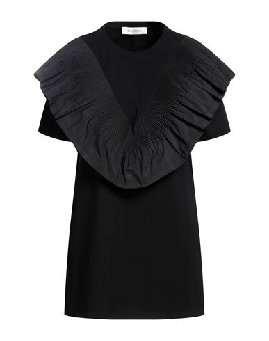 Valentino Garavani Woman T-shirt Black Size S Viscose, Polyamide, Elastane