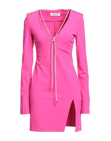 Circus Hotel Woman Mini Dress Fuchsia Size 8 Polyamide, Elastane In Pink