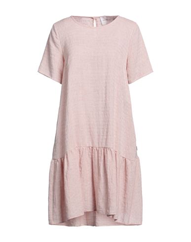 Vicario Cinque Woman Mini Dress Light Pink Size S Linen, Cotton, Polyester