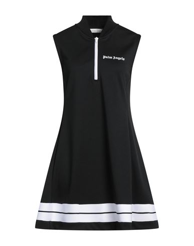 Shop Palm Angels Woman Mini Dress Black Size M Polyester