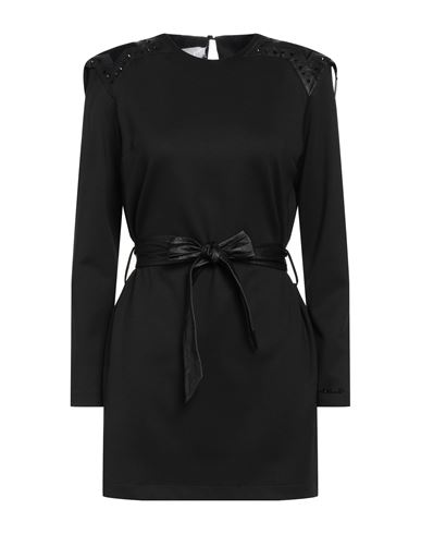 Gaelle Paris Gaëlle Paris Woman Mini Dress Black Size 8 Polyester, Viscose, Elastane