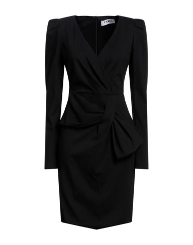 Frase Francesca Severi Woman Mini Dress Black Size 6 Viscose, Polyamide, Elastane