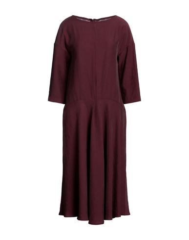 Maison Laviniaturra Woman Midi Dress Mauve Size 6 Viscose, Polyester In Purple