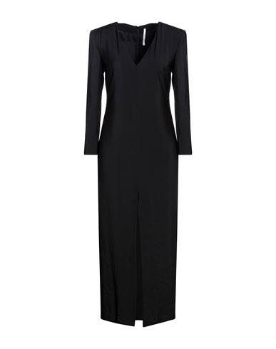Maison Laviniaturra Woman Long Dress Black Size 4 Viscose, Polyester