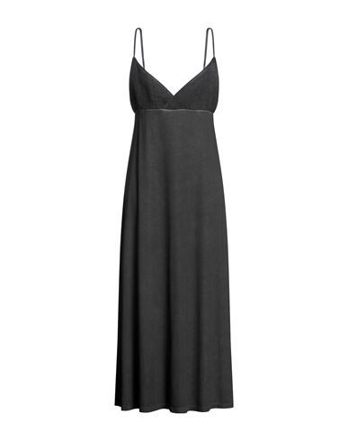 Ploumanac'h Woman Maxi Dress Lead Size S Viscose, Polyamide, Elastane In Grey