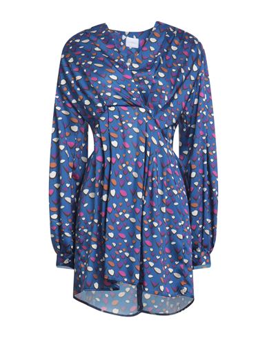 Shop Merci .., Woman Mini Dress Blue Size 4 Polyester