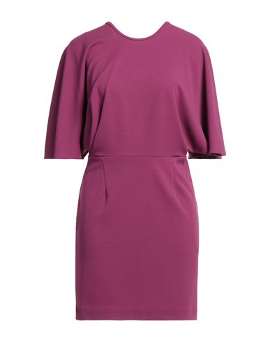 Merci .., Woman Mini Dress Mauve Size 6 Polyester, Elastane In Purple