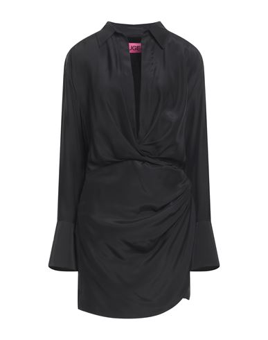 Gauge81 Woman Short Dress Black Size L Silk