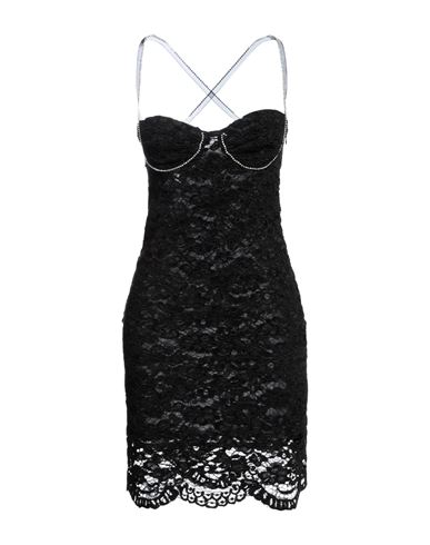 Vicolo Woman Short Dress Black Size L Polyester