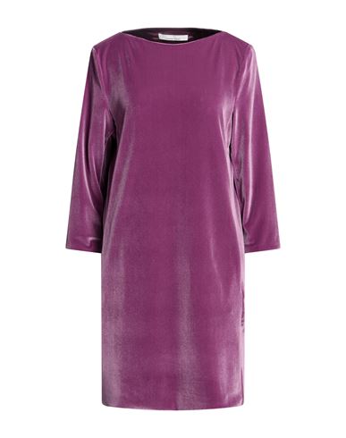Liviana Conti Woman Mini Dress Mauve Size 6 Polyester, Elastane In Purple