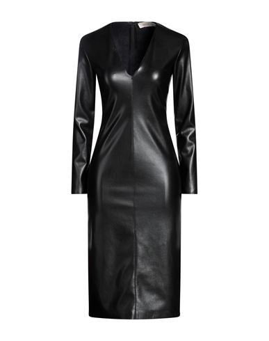 Jucca Woman Midi Dress Black Size 2 Polyester, Polyurethane