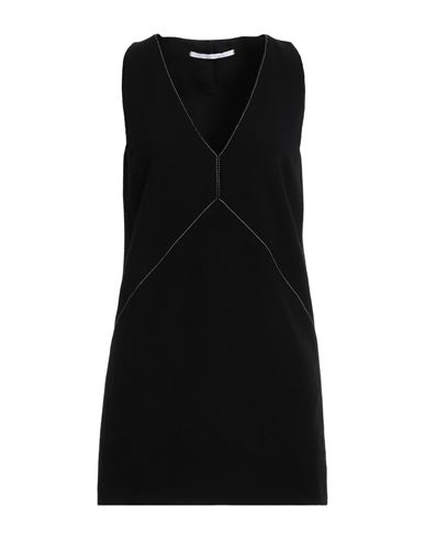 Maison Laviniaturra Woman Short Dress Black Size 10 Polyester